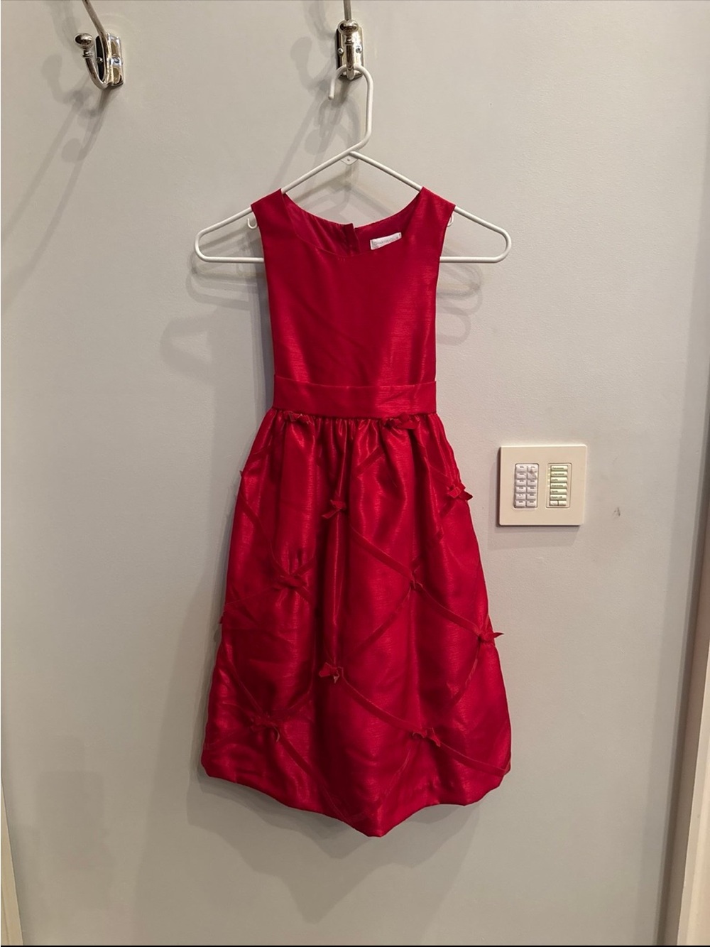 Charter Club Bright Red Girls' Holiday Dress